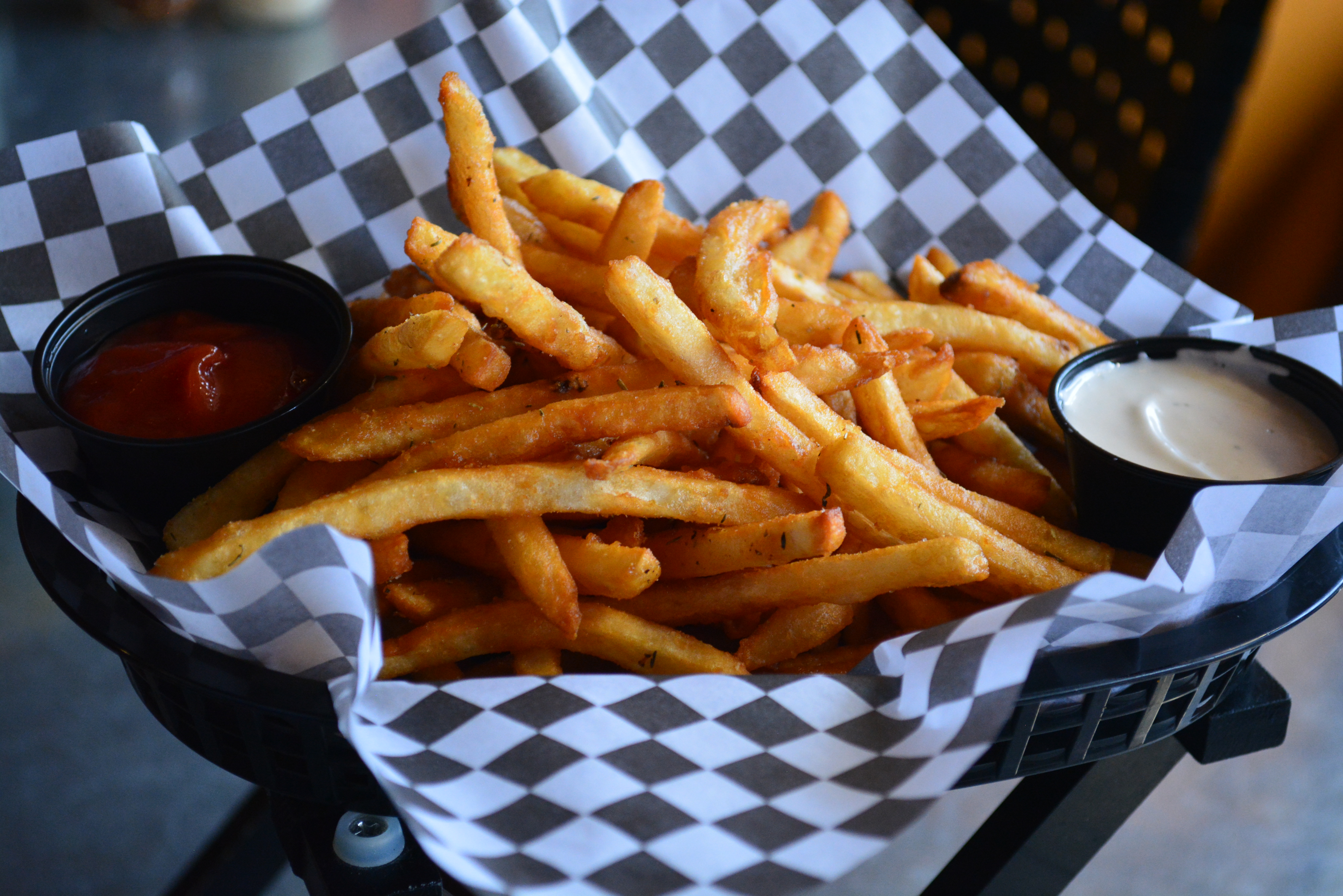 Order Beer Battered Fries food online from Hall Street Pizza Company store, Portland on bringmethat.com