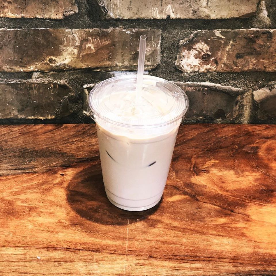 Order Iced Latte (16 oz.) food online from Wattage Coffee Company store, McKinney on bringmethat.com