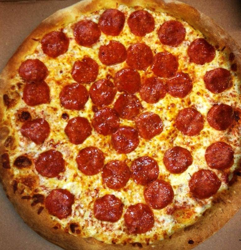 Order One Topping Cheese Pizza - Small 10'' food online from The Pizza Shop store, Tuttle on bringmethat.com