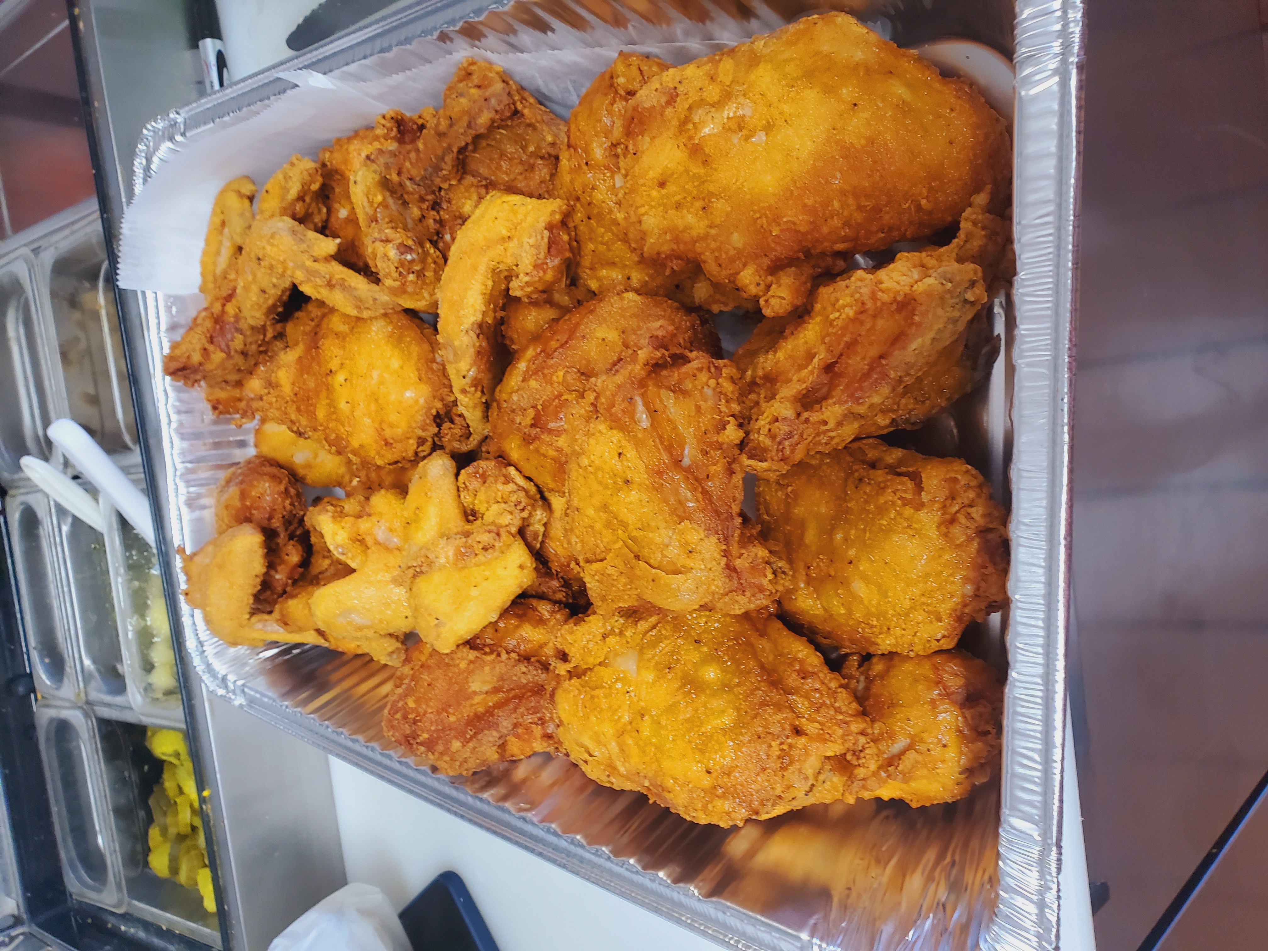 Order #9 50 piece mix chicken food online from Crown Fried Chicken store, Hazlet on bringmethat.com