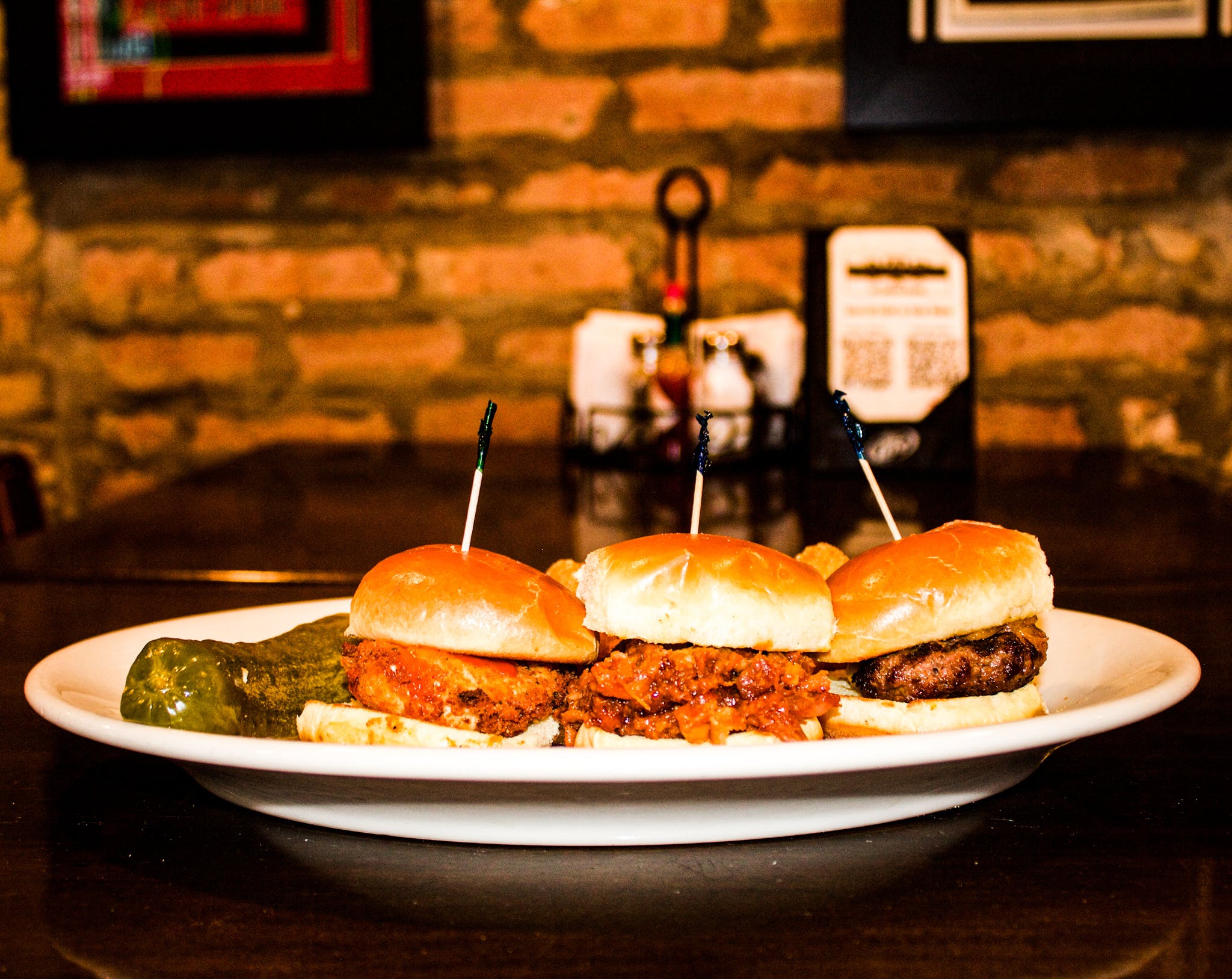 Order Mix & Match Sliders - Entree food online from Old Town Pub store, Chicago on bringmethat.com