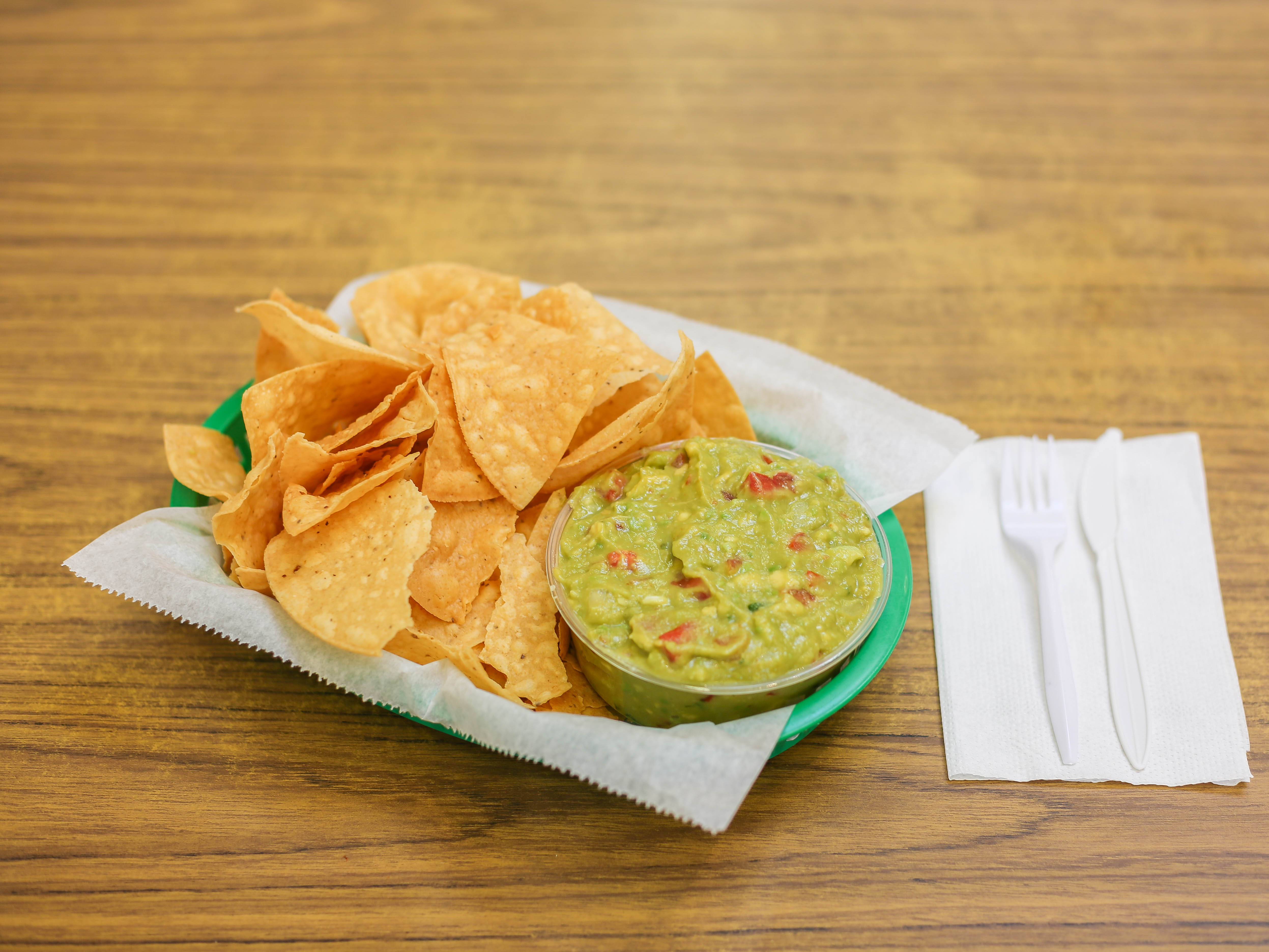 Order Guacamole and Chips food online from Pancho Villa store, San Francisco on bringmethat.com