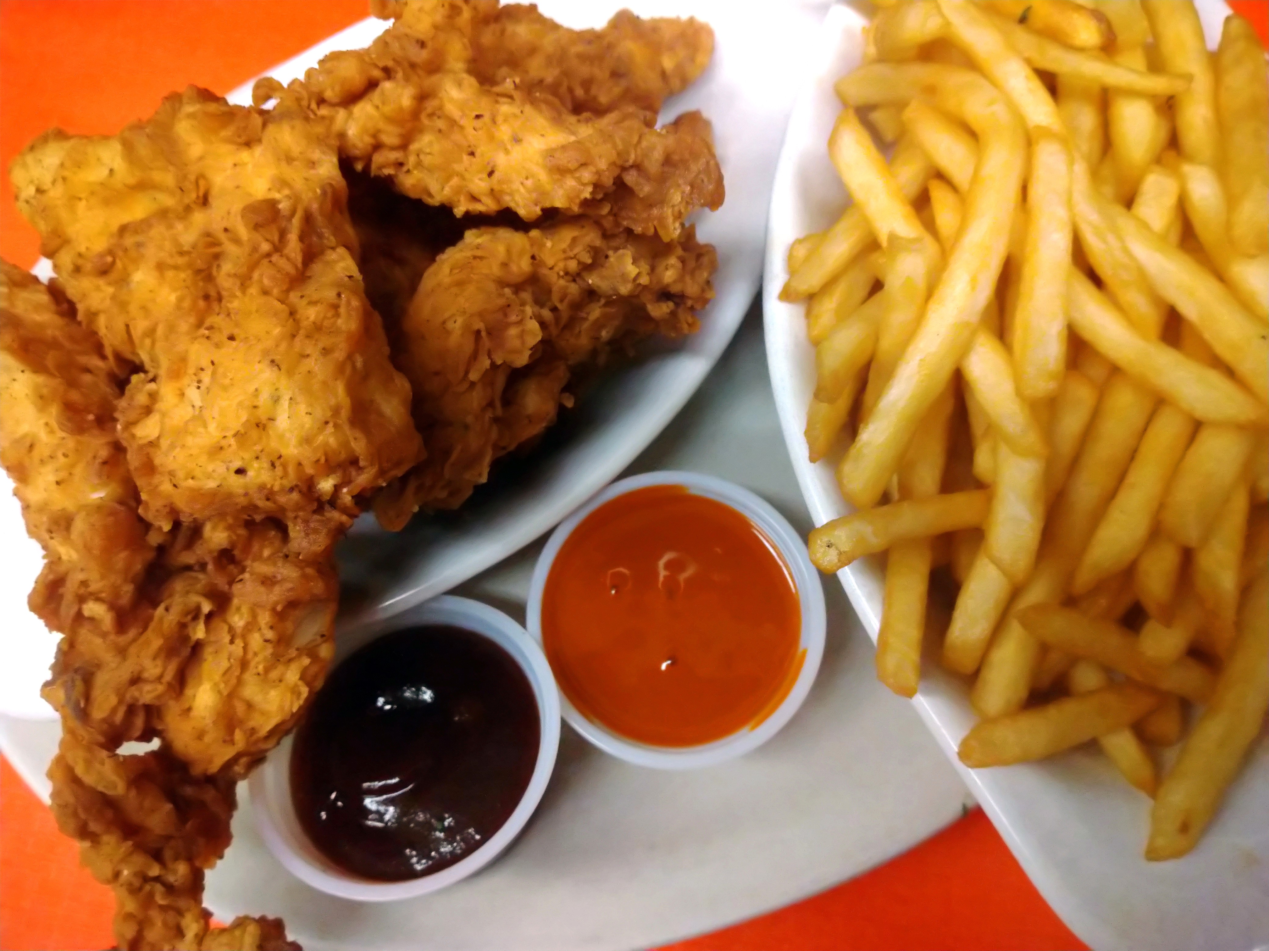 Order Fried Jumbo Chicken Tenders Dinner food online from Leona's Pizza store, Chicago on bringmethat.com
