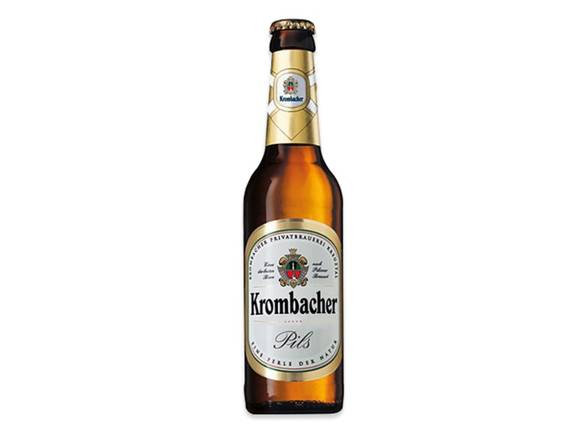 Order Krombacher Pils - 4x 16oz Cans food online from Garfield's Beverage Warehouse store, Chicago on bringmethat.com