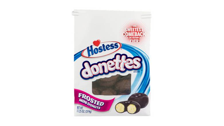 Order Hostess Donettes Frosted Mini Donuts food online from Exxon Constant Friendship store, Abingdon on bringmethat.com