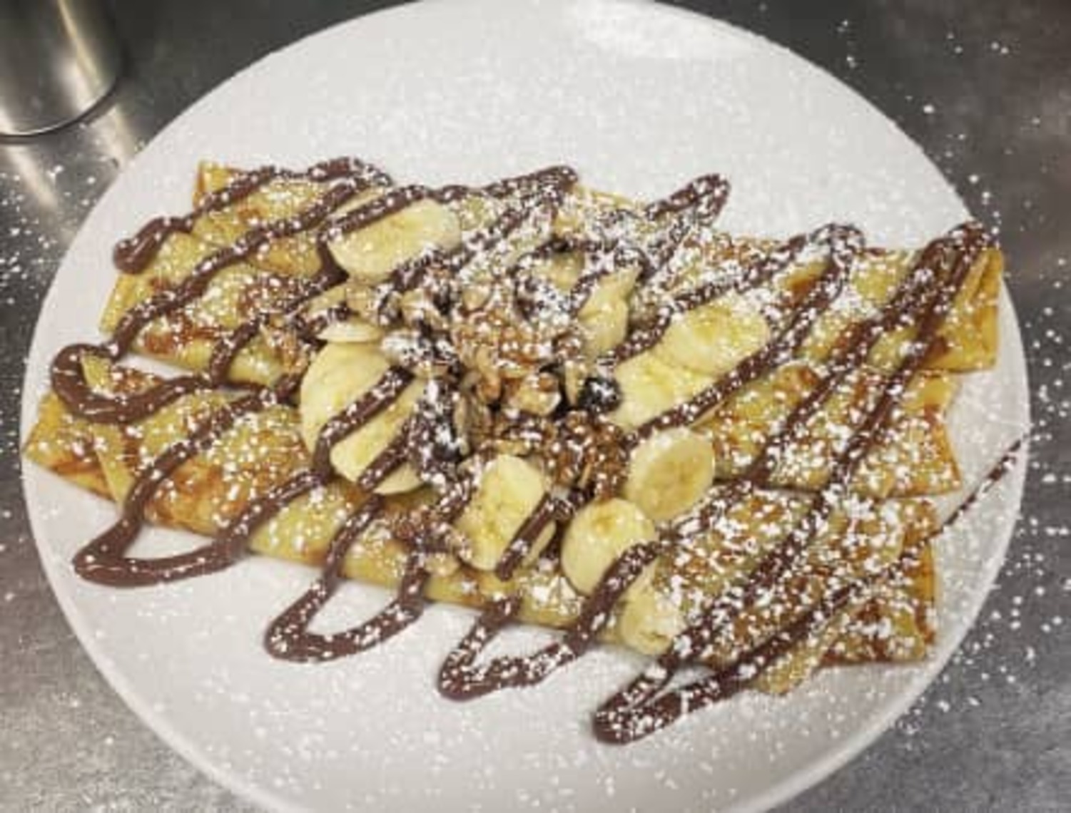 Order Banana Nutella Crepe food online from Buttermilk store, Naperville on bringmethat.com
