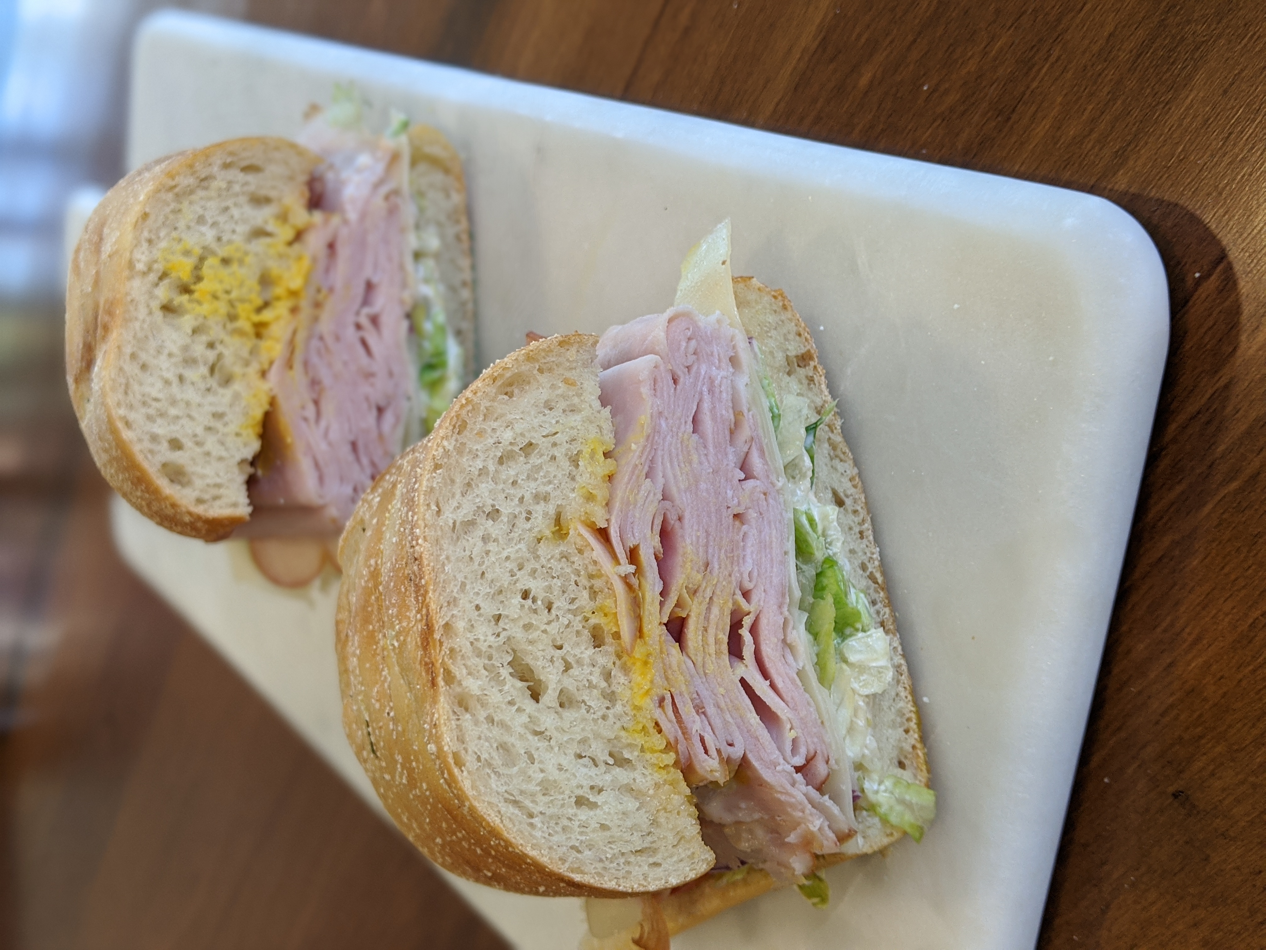 Order #3. Black Forest Ham Sandwich food online from Crust store, San Jose on bringmethat.com