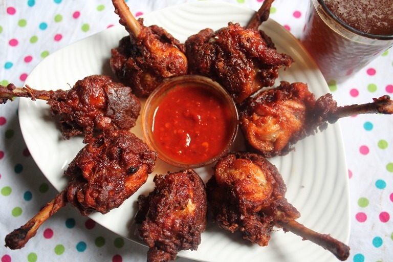 Order Chicken Lollipop food online from Swad Indian and Nepalese Cousine store, Fort Worth on bringmethat.com