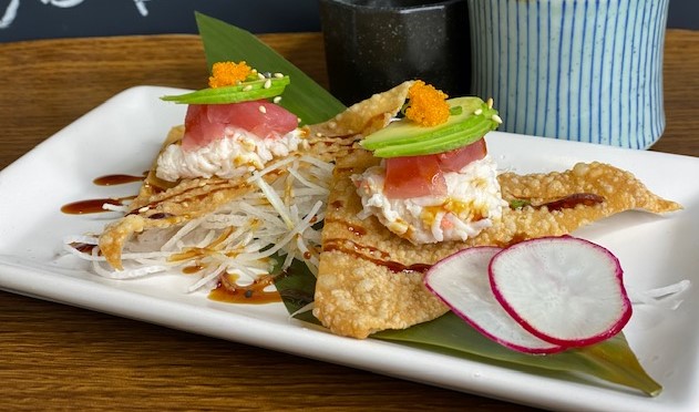 Order Sushi Nacho food online from Kome Sushi And Fusion Restaurant store, Garden Grove on bringmethat.com