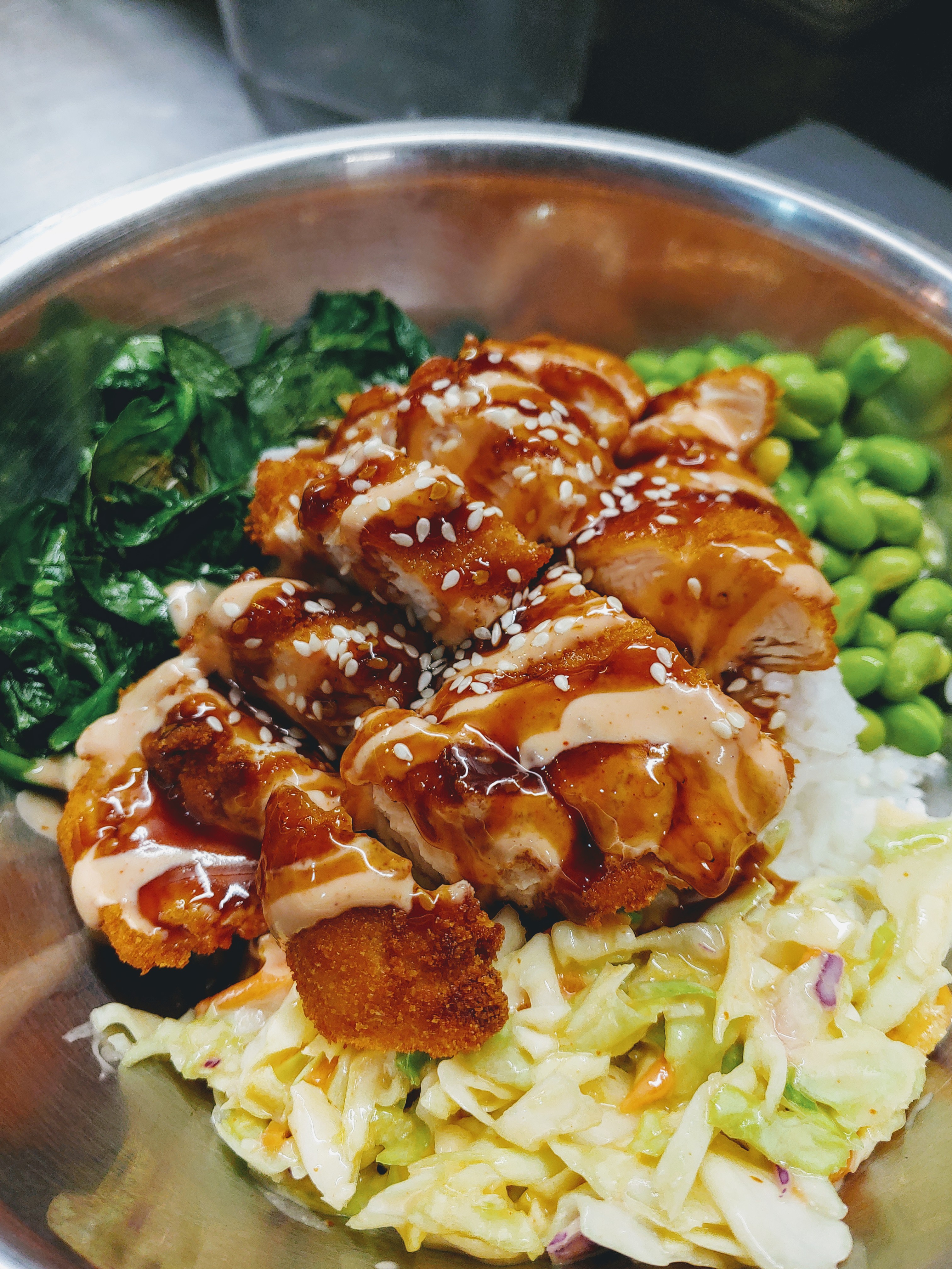 Order Teriyaki Chicken and Rice Bowl food online from Chicken On The Hill store, Boulder on bringmethat.com