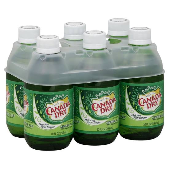 Order Canada Dry Ginger Ale Plastic Bottles (10 oz x 6 ct ) food online from Rite Aid store, Hacienda Heights on bringmethat.com