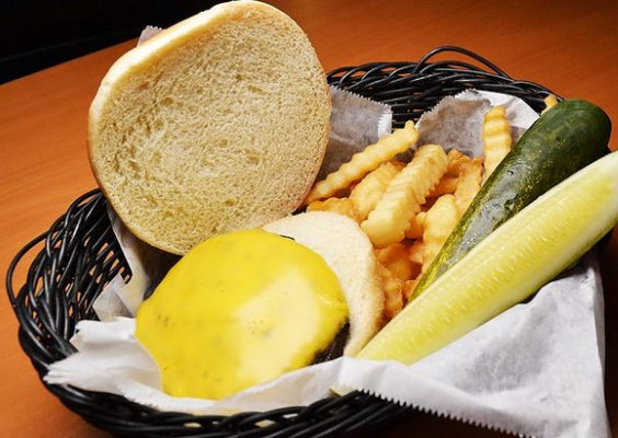 Order Kids Anchor Burger food online from Twin Anchors Restaurant & Tavern store, Chicago on bringmethat.com