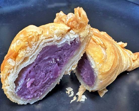 Order Ube Young Coconut Puff ( KaRi-Pap Ube, 3 pcs) food online from Bistro 38 store, Oklahoma City on bringmethat.com