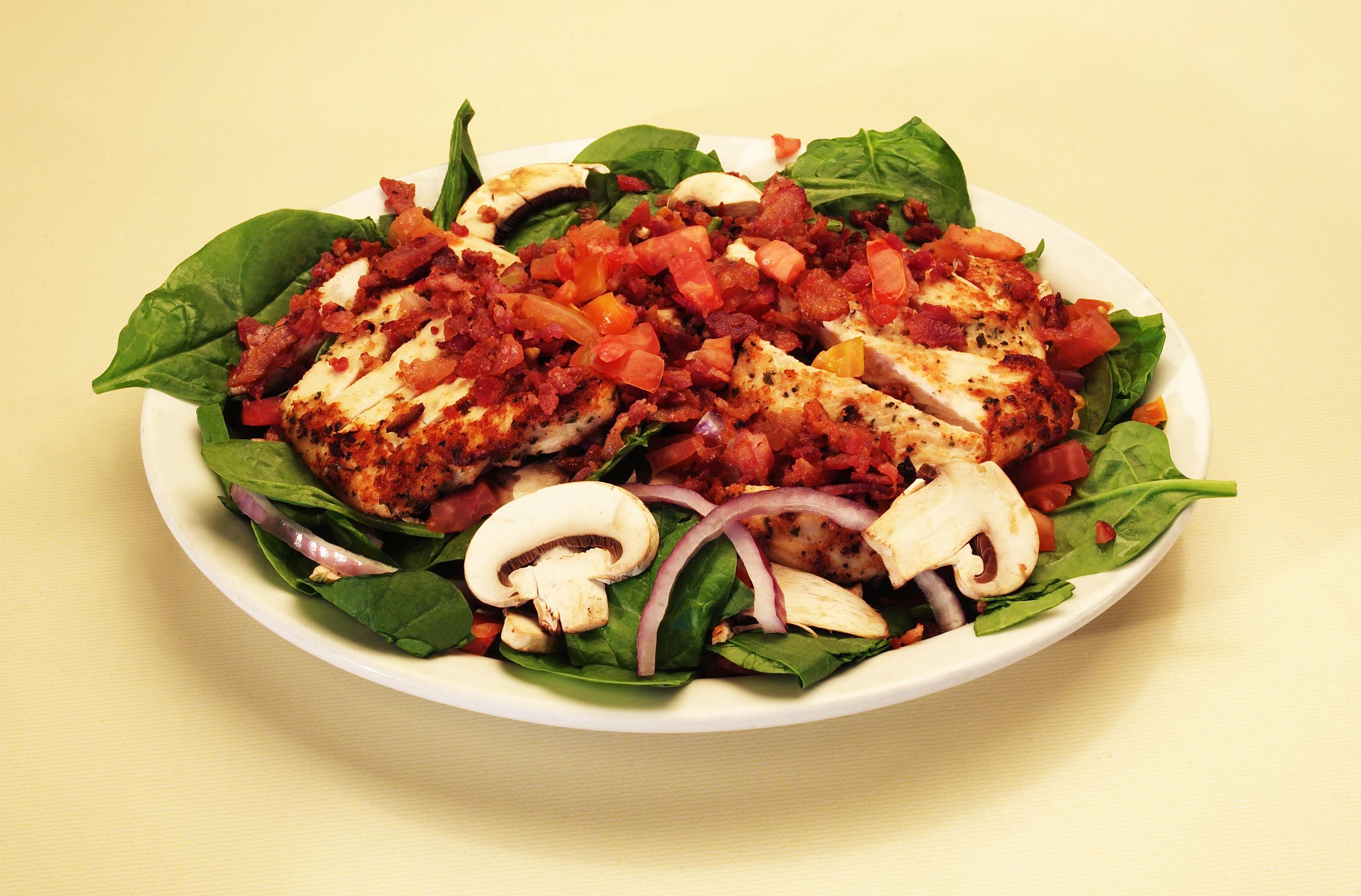 Order Spinach Chicken Salad food online from Paninos store, Fort Collins on bringmethat.com