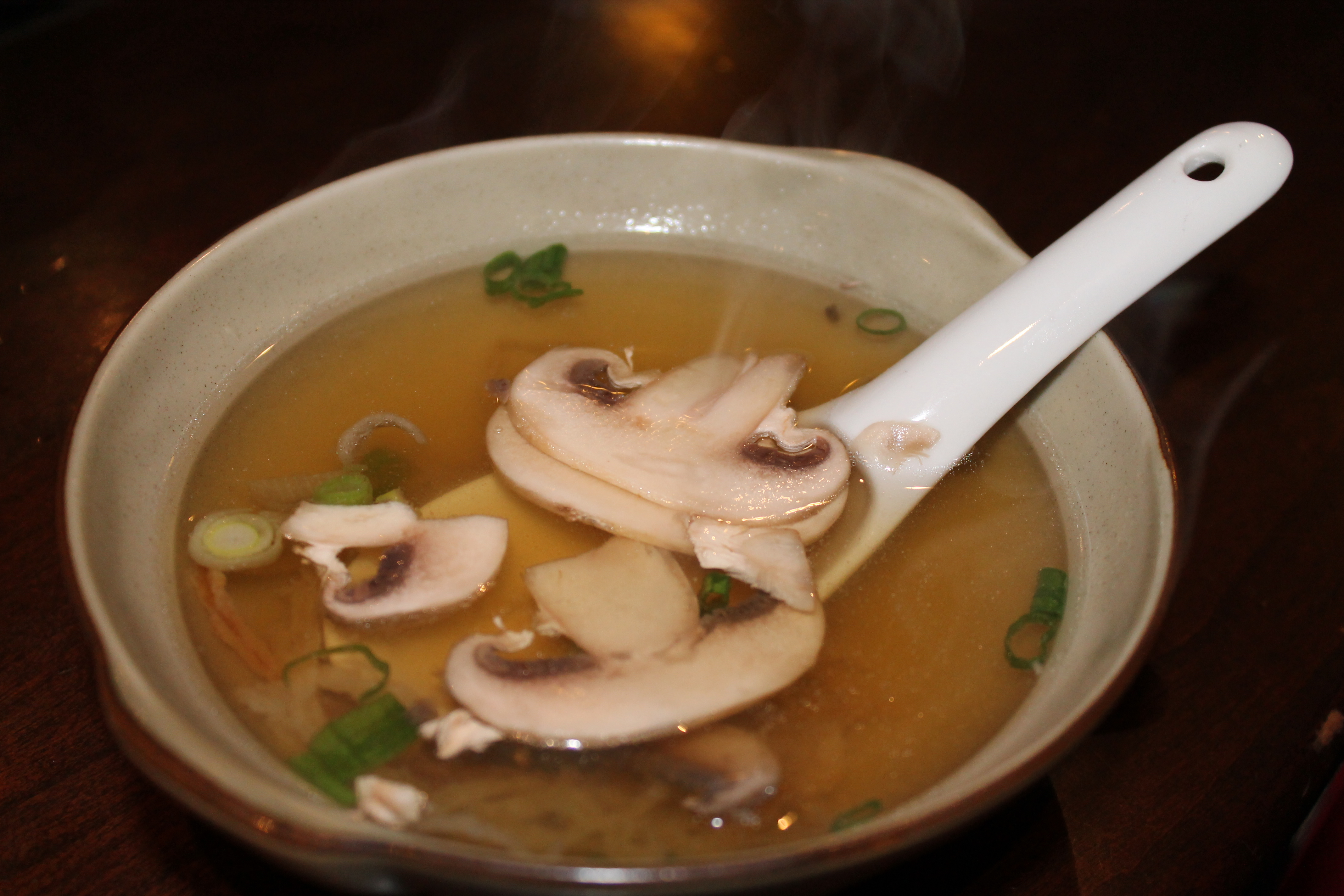Order Clear Soup food online from Tengu Asian Bistro store, Albany on bringmethat.com