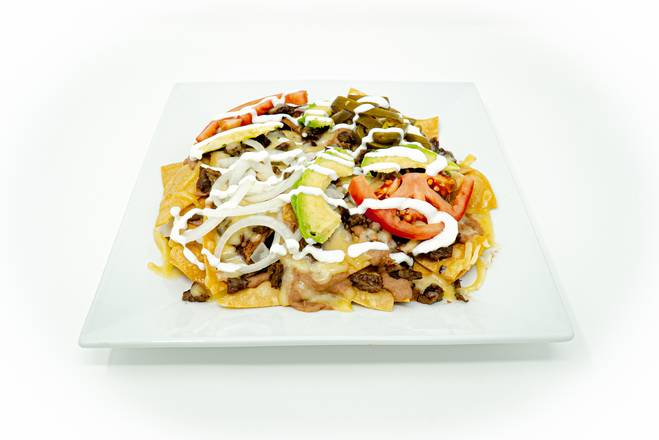 Order Nachos food online from Taco Veloz store, Doraville on bringmethat.com
