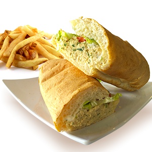Order Albacore Tuna Sandwich food online from Pizza Man store, North Hollywood on bringmethat.com