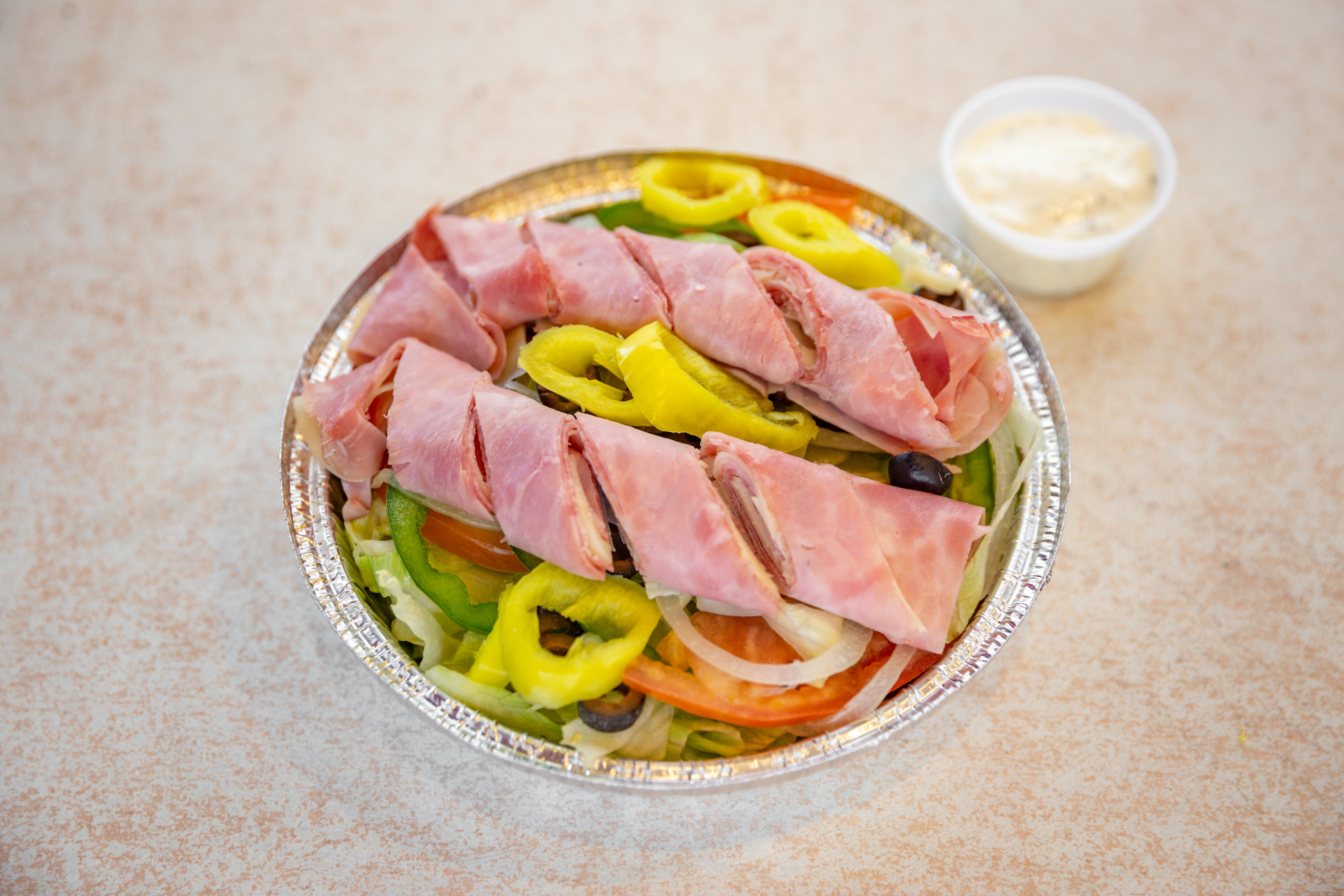 Order Antipasto Salad - Small food online from Rita Pizza store, Providence on bringmethat.com