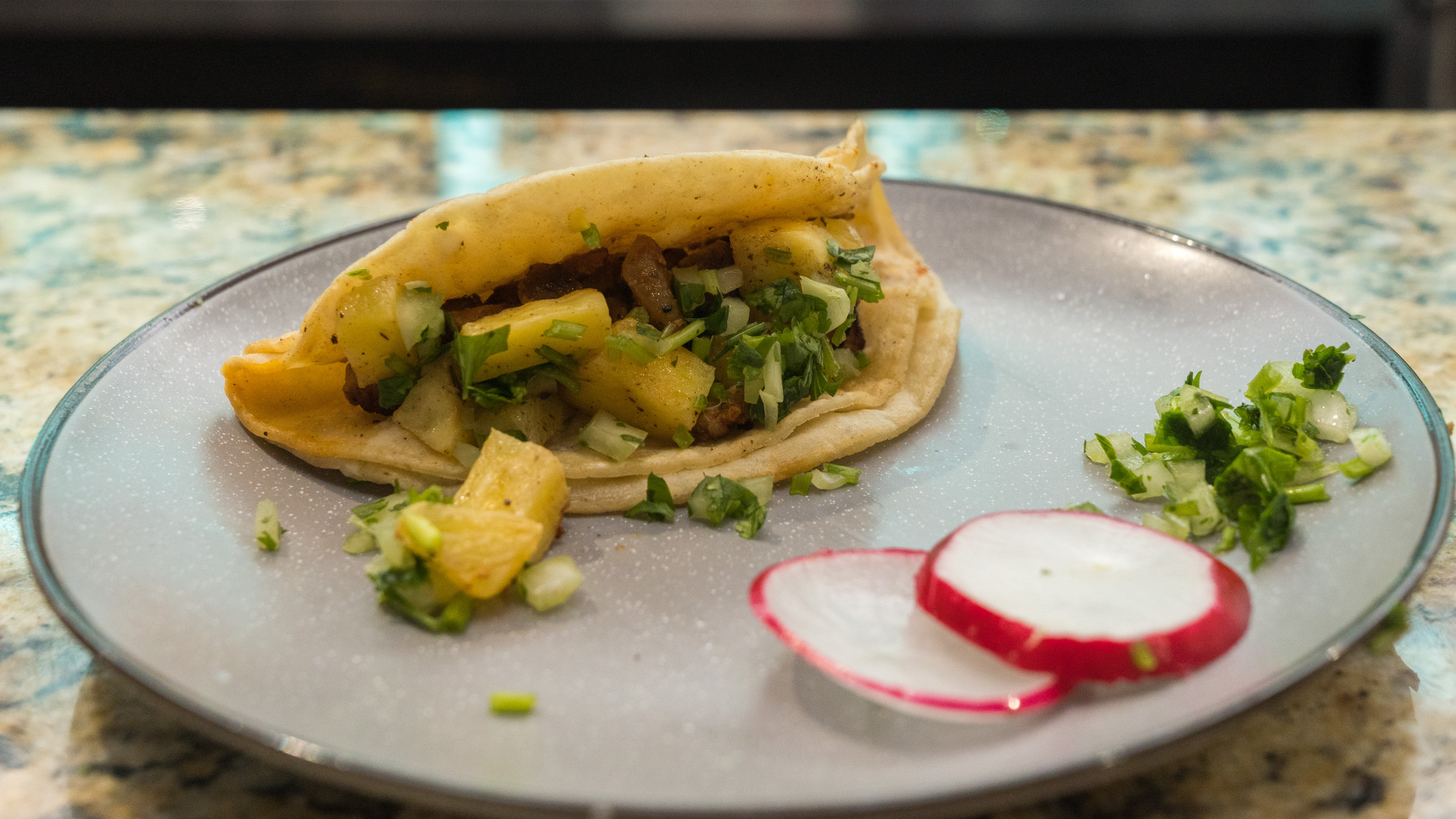 Order Al Pastor Taco food online from Casa Tequila store, Providence on bringmethat.com