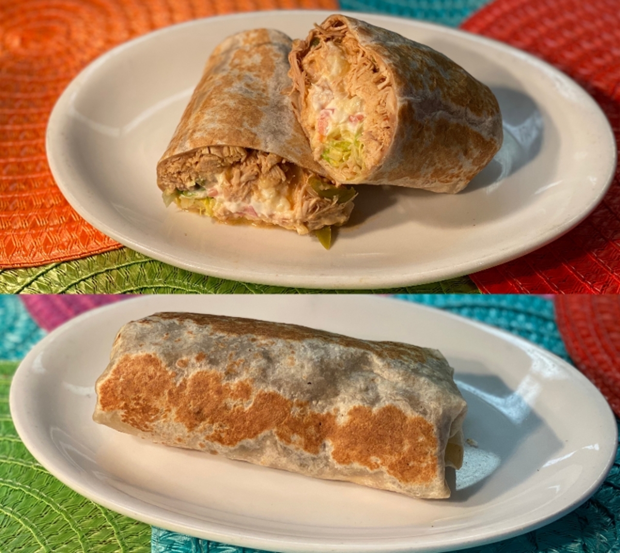Order Chicken Burrito food online from Fiesta mexicana store, Chicago on bringmethat.com