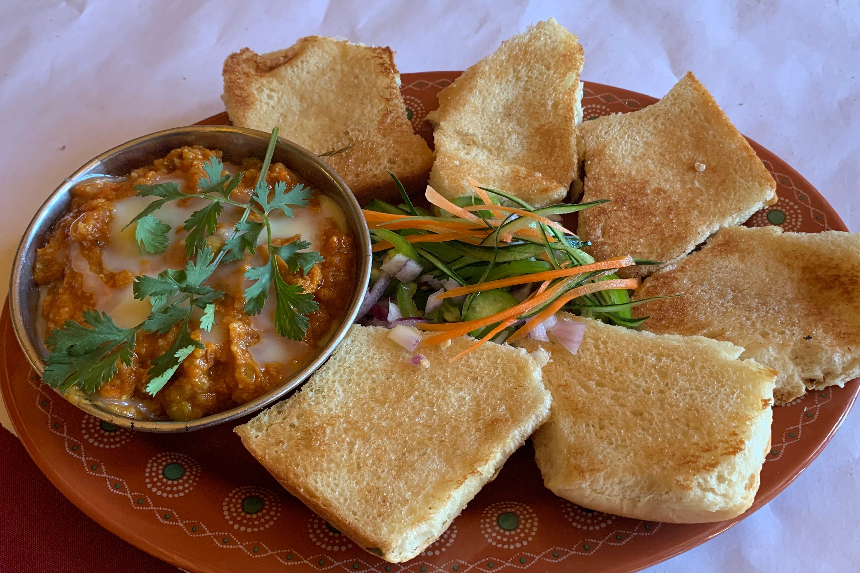 Order Pav Bhaji- Bombay special- New! food online from Delhi Diner store, Albany on bringmethat.com