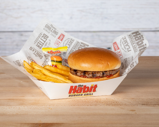 Order Kids Hamburger food online from The Habit Burger Grill store, Irvine on bringmethat.com