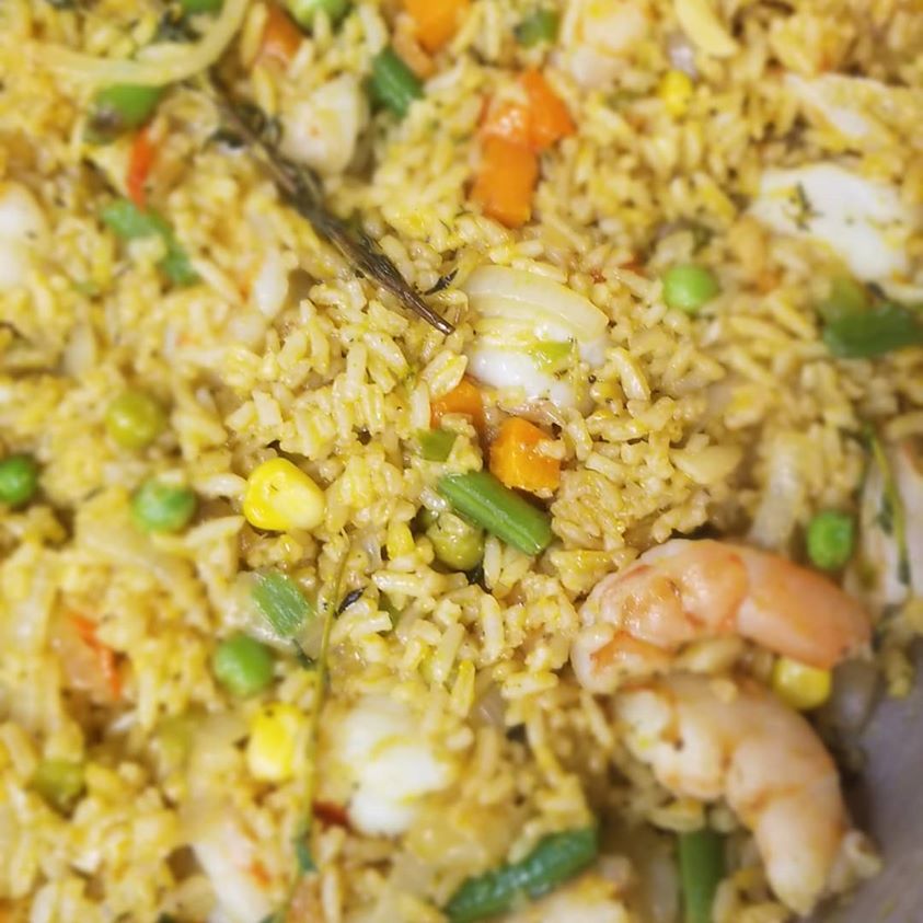 Order Jerk Shrimp Fried Rice food online from Yaadstyle Restaurant store, Middletown on bringmethat.com