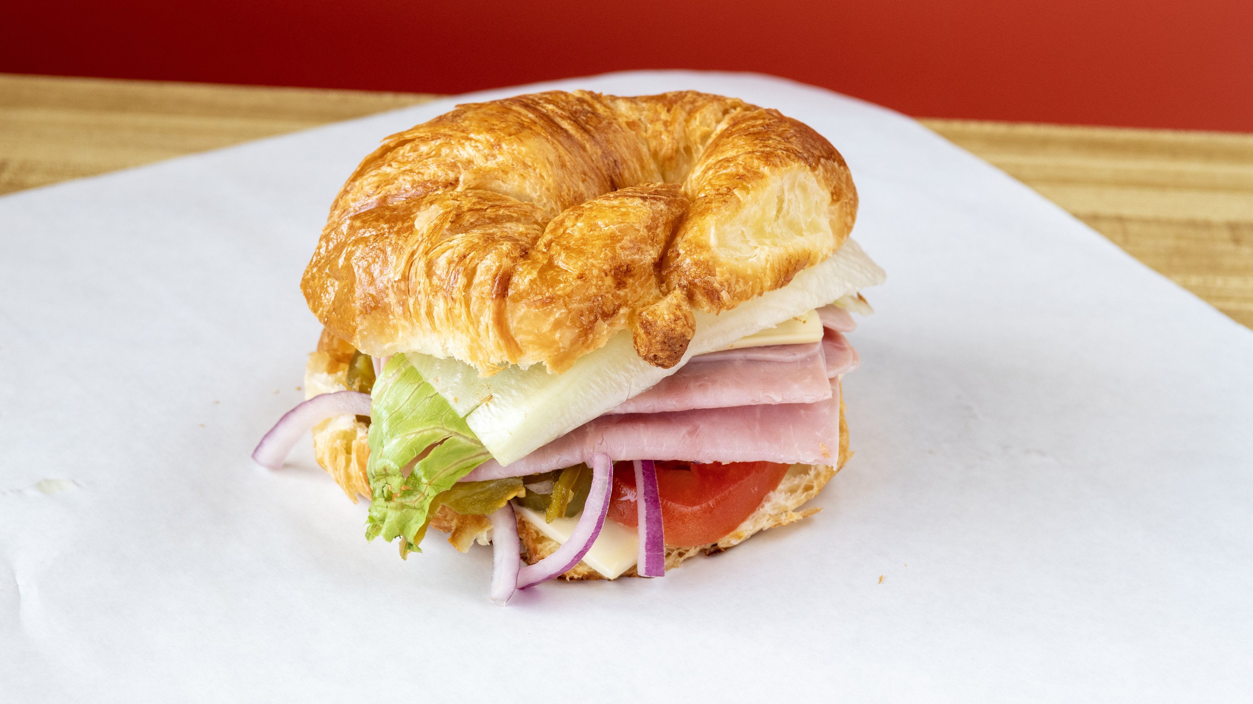 Order (Lunch) Croissant Sandwich food online from Bosa Donuts store, Tempe on bringmethat.com