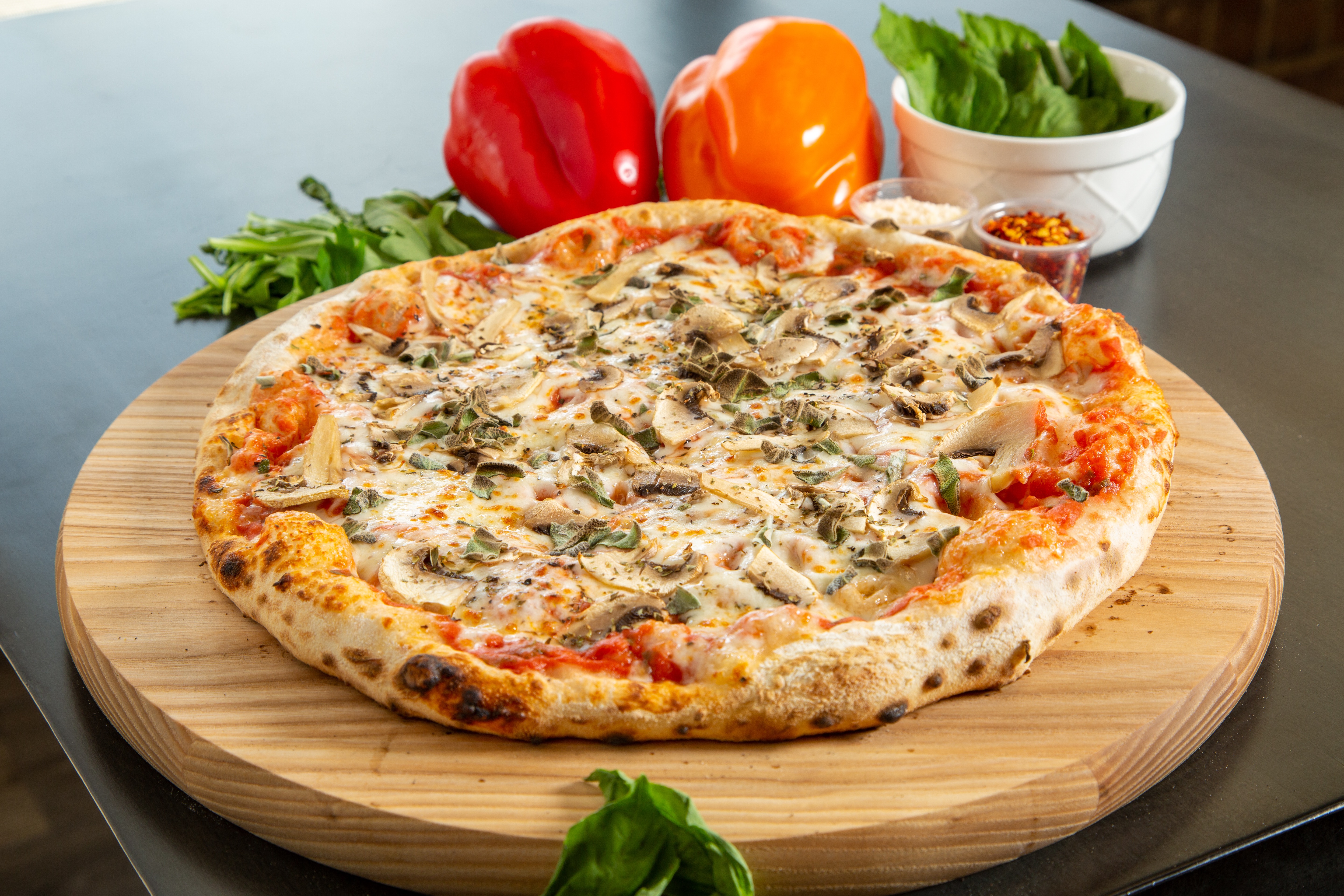 Order Mushroom and Sage Pizza food online from Pizza Exclusive store, Naperville on bringmethat.com