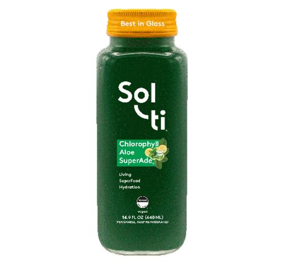 Order Sol-ti Superfood Beverage - Chlorophyll Aloe SuperAde food online from IV Deli Mart store, Goleta on bringmethat.com