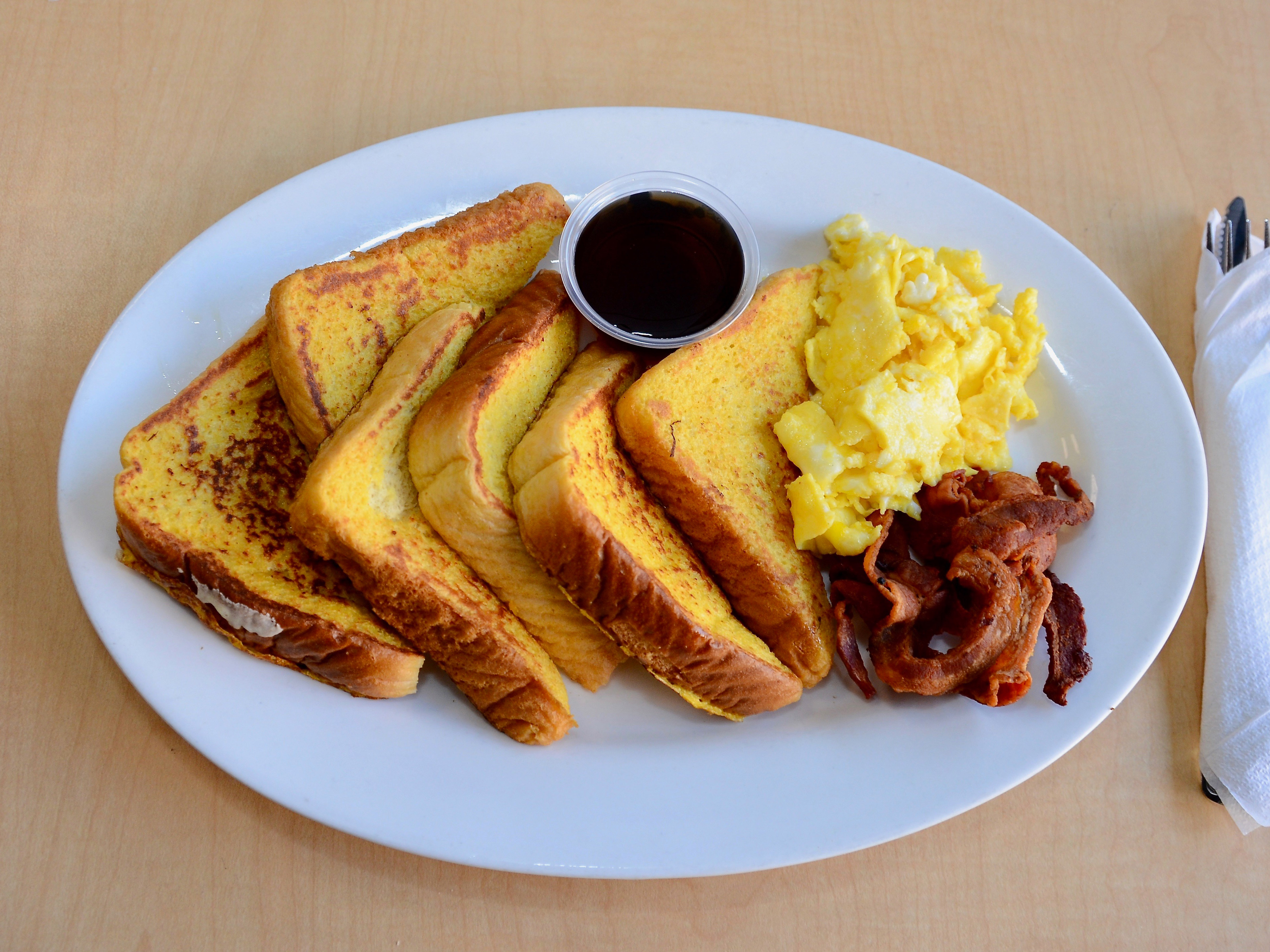 Order French Toast Combo food online from Clark El Ranchito store, Chicago on bringmethat.com