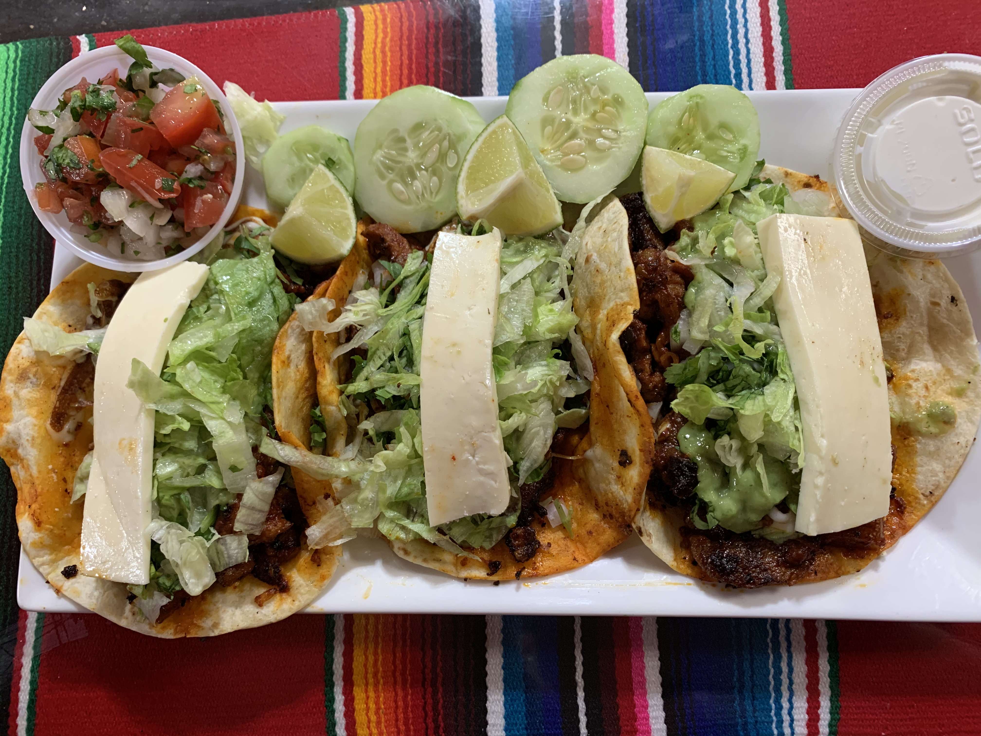Order 3 king tacos  food online from La Guera Mexican Grill store, Upper Darby on bringmethat.com
