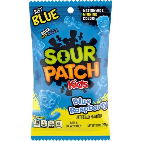 Order Sour Patch Kids Blue Raspberry 8oz food online from 7-Eleven store, Denver on bringmethat.com