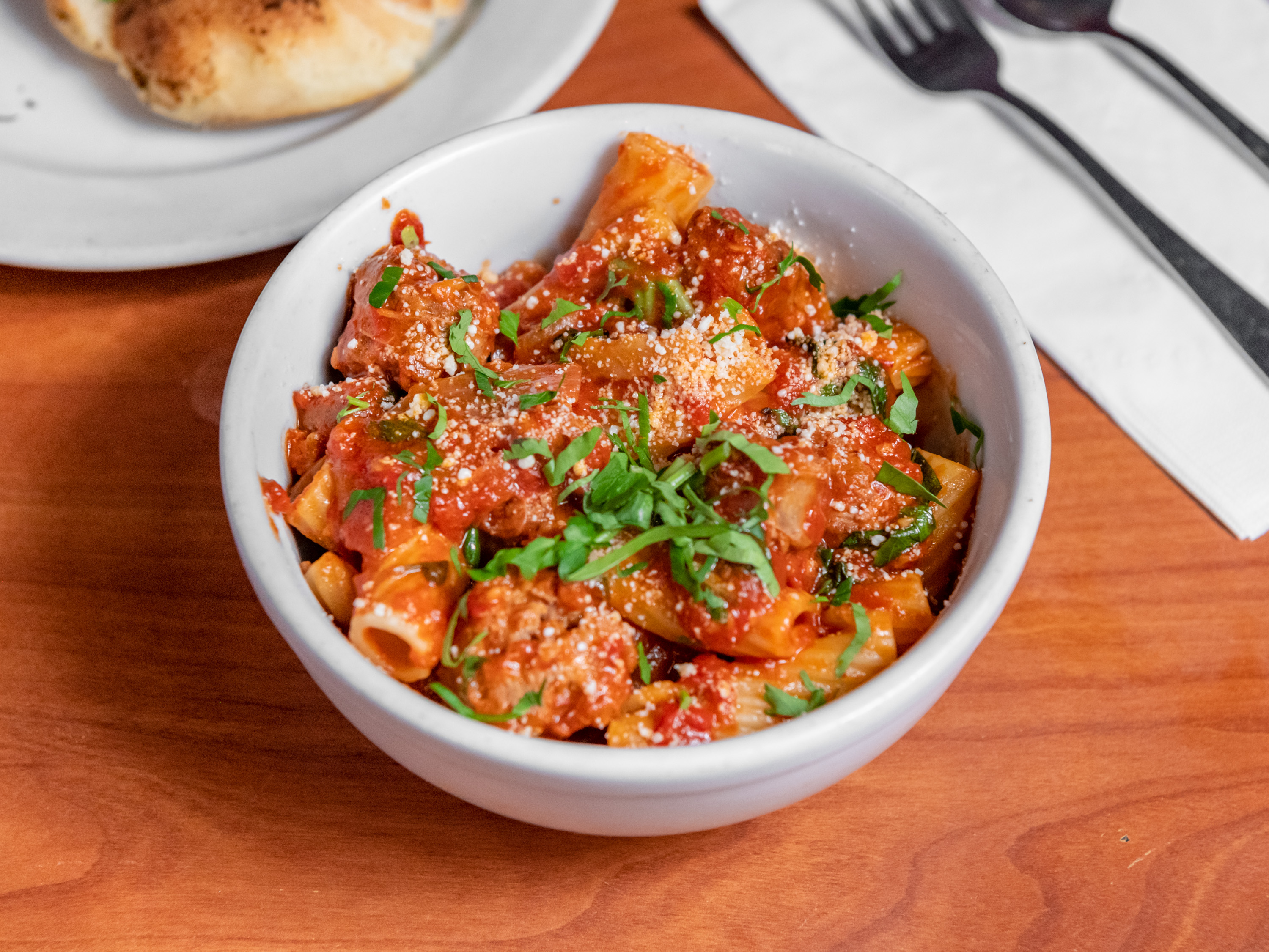 Order Rigatoni with sweet sausage food online from Layla jones store, Brooklyn on bringmethat.com