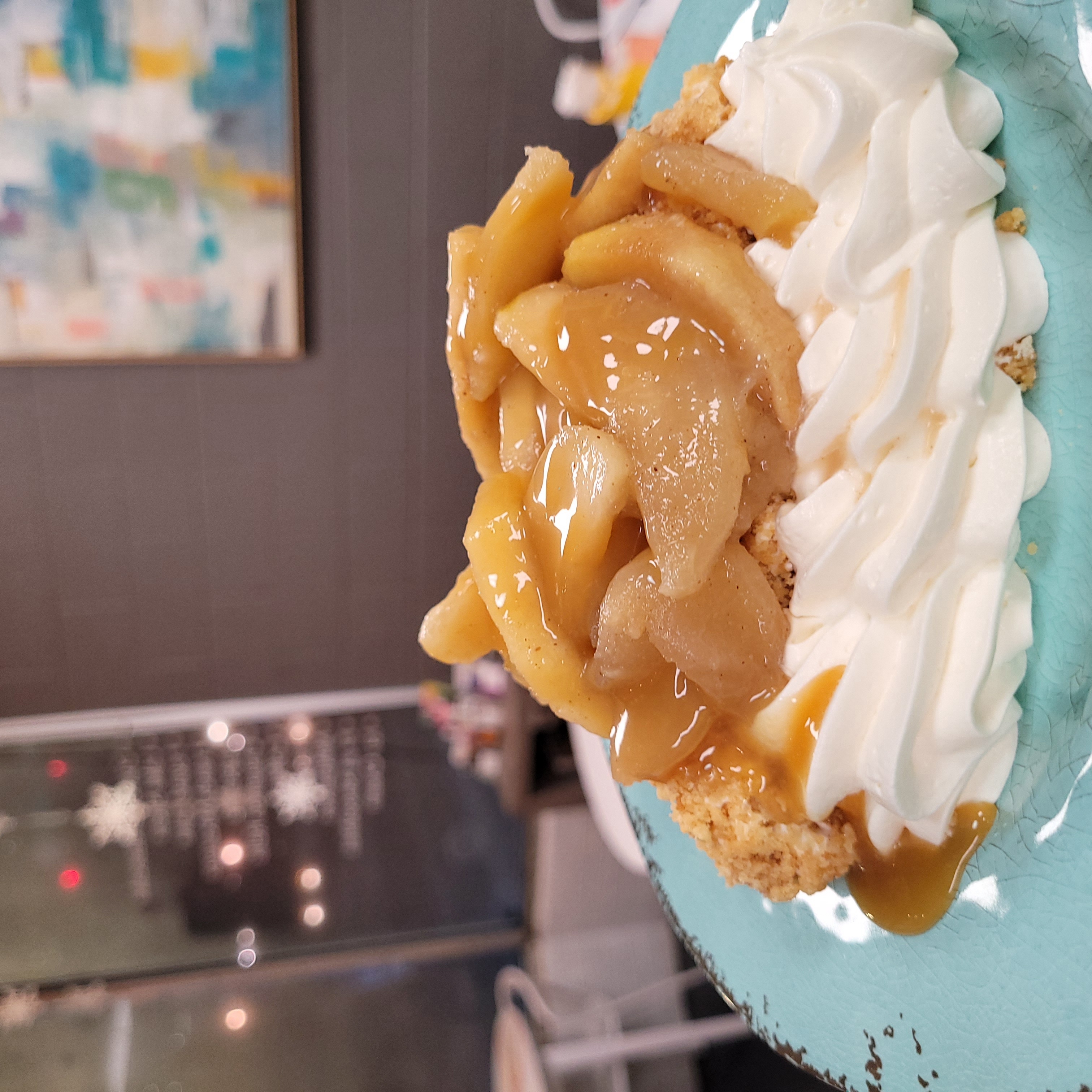 Order Apple Pie Crunch Cheesecake food online from Savor Moment Bakery & Dessert Cafe store, Greensboro on bringmethat.com