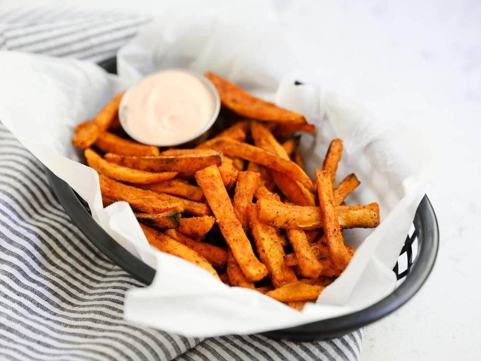 Order Sweet Potato Fries food online from Alessio’s Cafe | Gelato | Pizza store, Hoboken on bringmethat.com