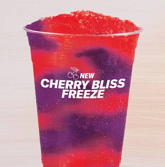 Order Cherry Bliss Freeze food online from Taco Bell store, Searcy on bringmethat.com