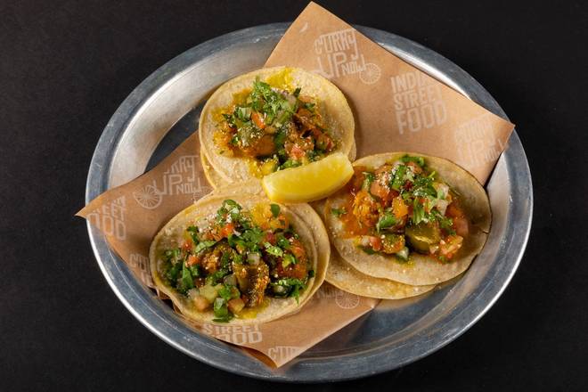 Order Tacos food online from Curry Up Now store, Decatur on bringmethat.com