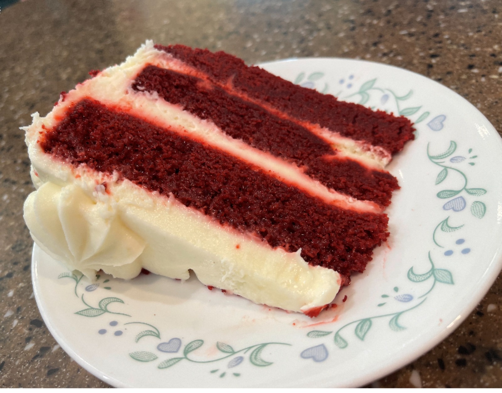 Order SPECIAL - Triple Layer Red Velvet Cake food online from Bookworms Cafe store, Mountain Home on bringmethat.com