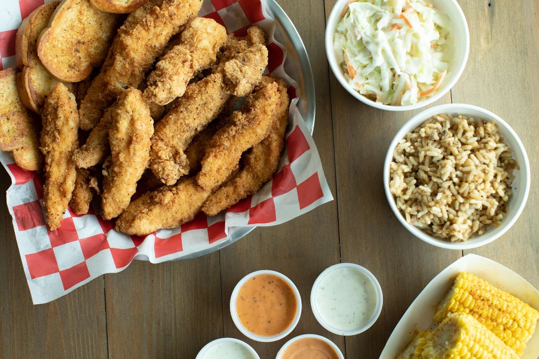 Order 16 Chicken Tenders Family Combo food online from 7 Spice Cajun Seafood store, Houston on bringmethat.com