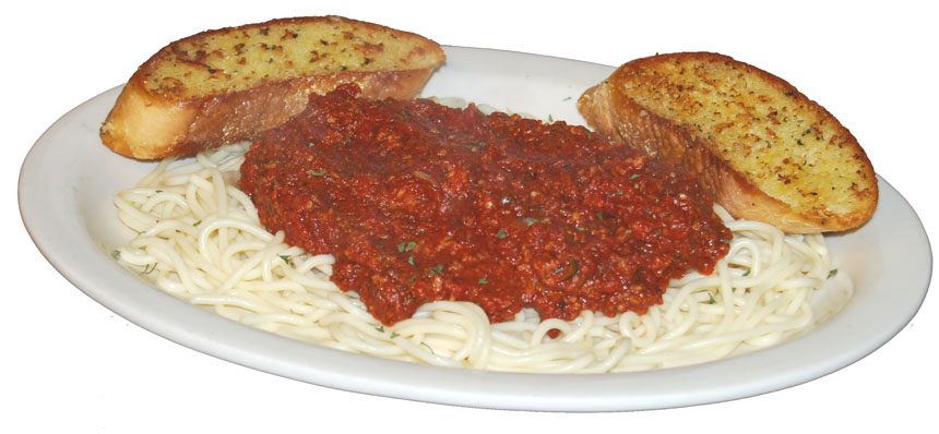 Order Spaghetti Dinner food online from Carolina's Diner store, Greensboro on bringmethat.com
