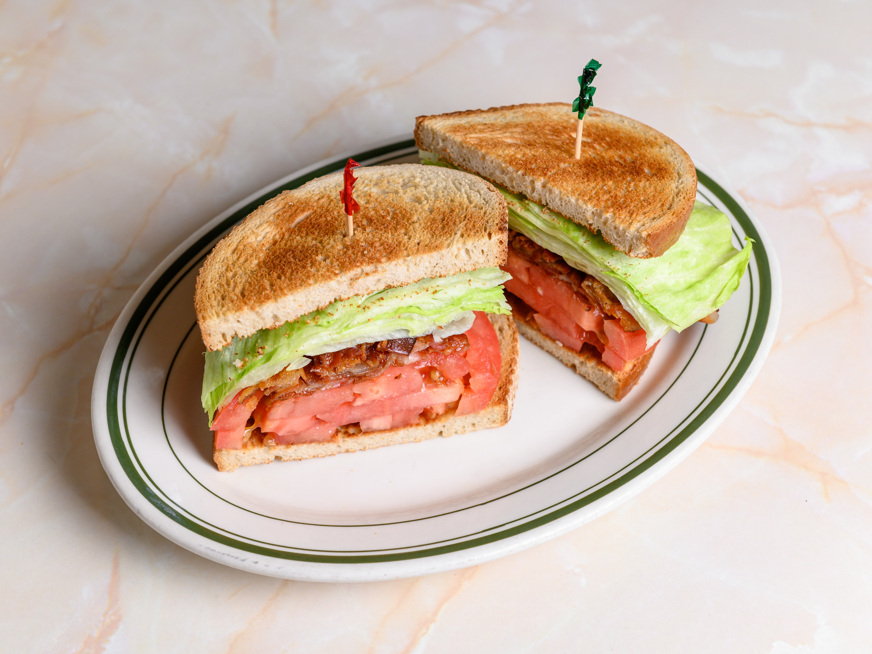 Order Bacon, Lettuce and Tomato Sandwich food online from Ritz Diner store, New York on bringmethat.com