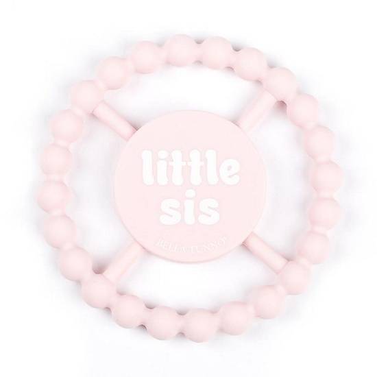 Order Bella Tunno™ "Little Sis" Happy Teether in Pink food online from Bed Bath & Beyond store, Lancaster on bringmethat.com