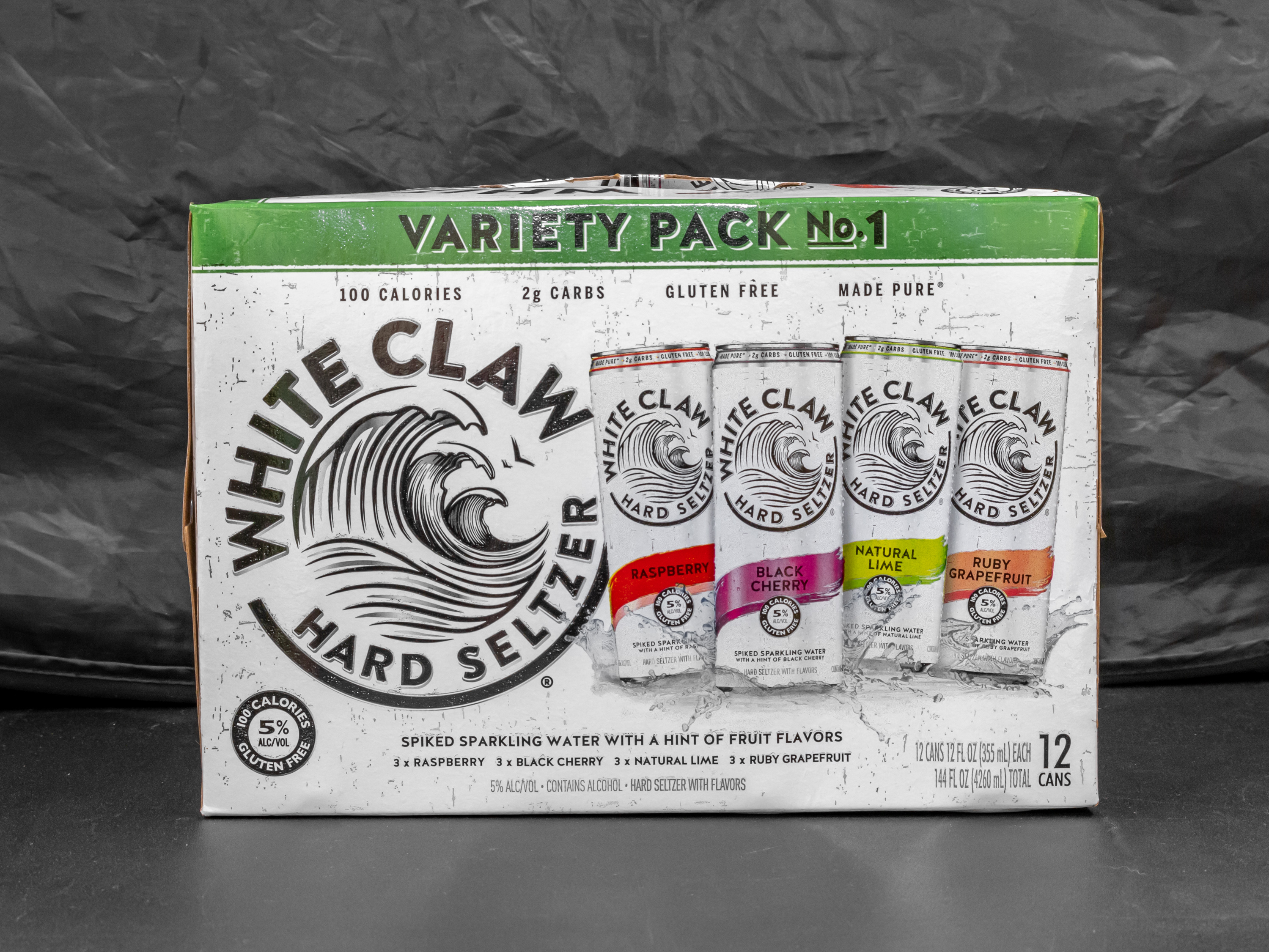 Order White Claw Seltzer Variety Mix #1, 12 pk-12 oz. Can Hard Seltzer (5.0% ABV) food online from Gold Crown Liquors store, Chicago on bringmethat.com