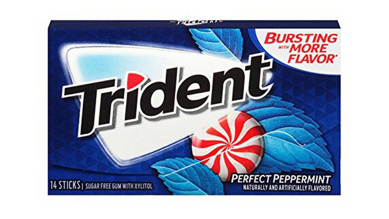Order Trident Perfect Peppermint Gum - 14 Pieces food online from Red Roof Market store, Lafollette on bringmethat.com