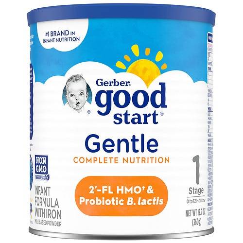 Order Gerber Good Start Gentle Everyday Probiotics Non-GMO Powder Infant Formula - 12.7 oz food online from Walgreens store, CLEARWATER BEACH on bringmethat.com