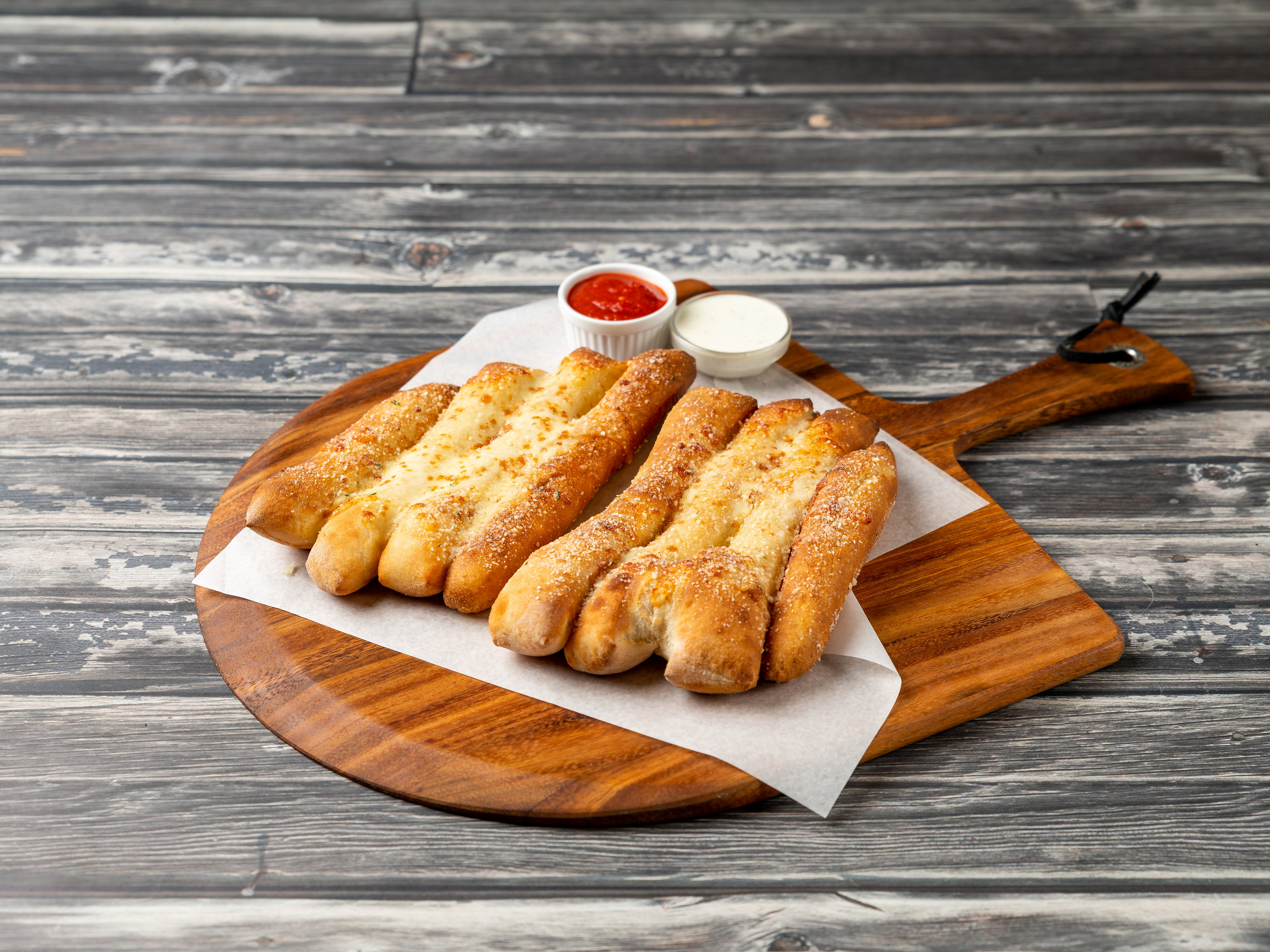 Order Cheesy Breadsticks  food online from Pizza Fiesta store, Pittsburgh on bringmethat.com