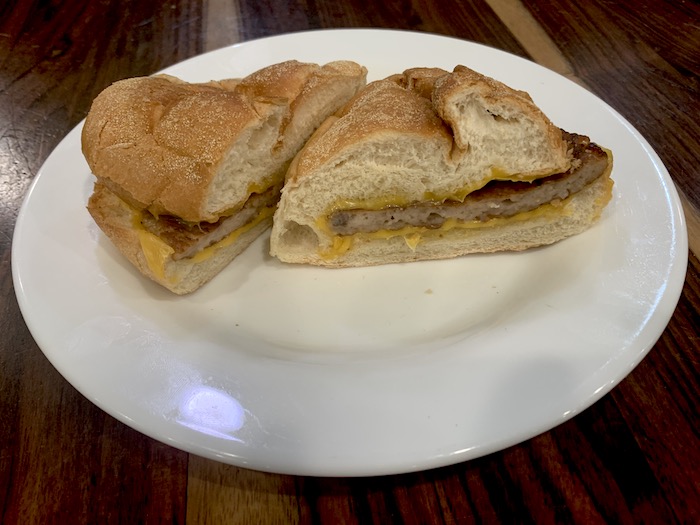 Order Sausage and Egg Sandwich food online from Silver Spoon Diner store, Queens on bringmethat.com