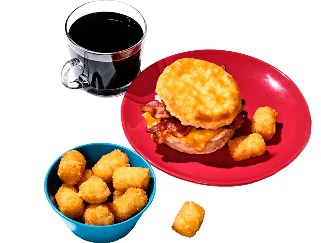 Order BACON, EGG & CHEESE BISCUIT COMBO food online from Krystal store, Ringgold on bringmethat.com