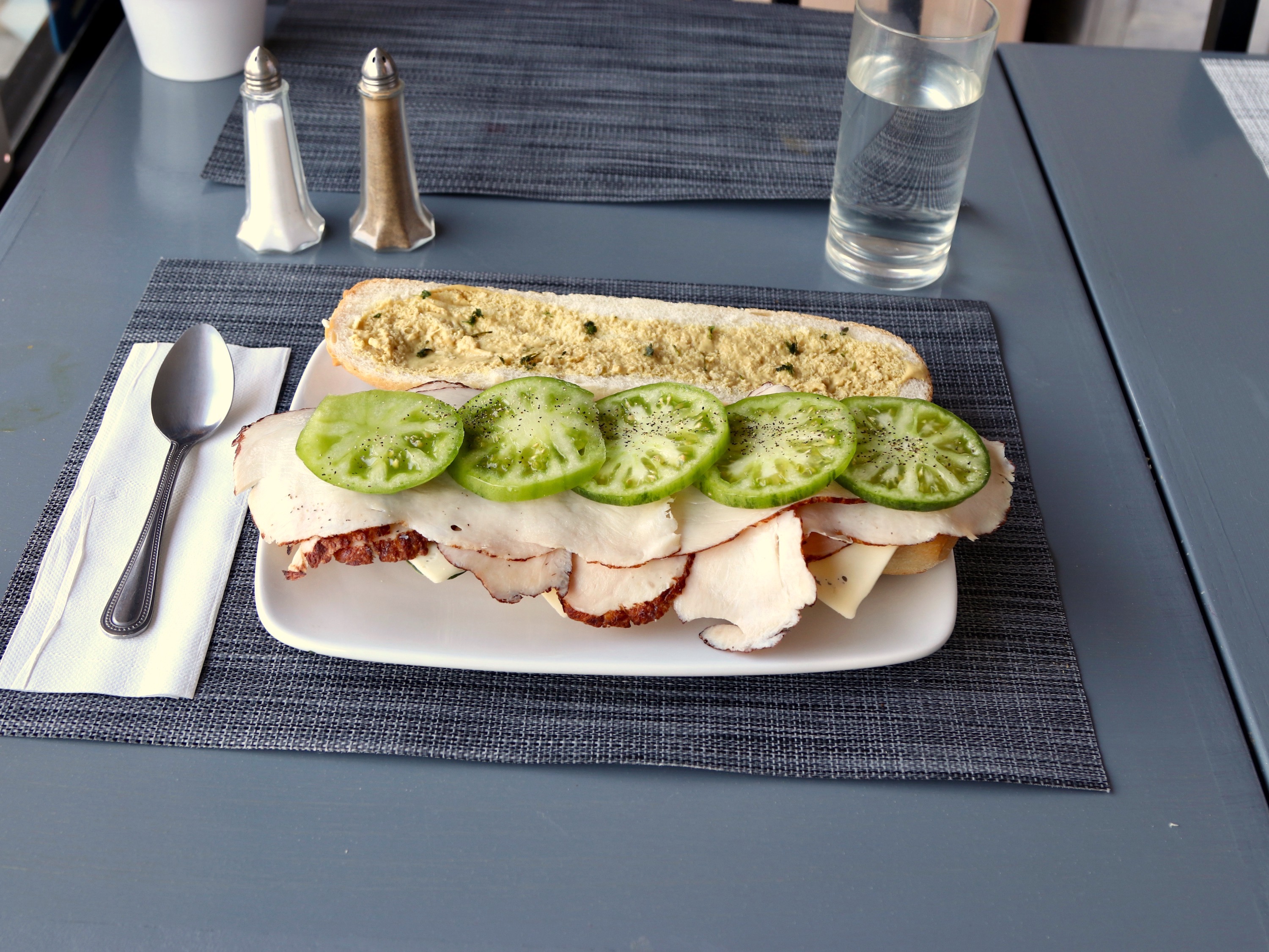 Order 2. Turkey and Swiss Sandwich food online from France Cafe store, Glendale on bringmethat.com
